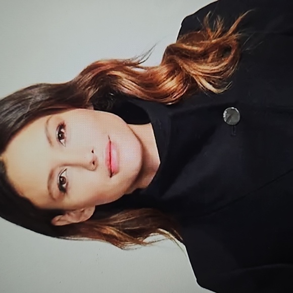 TED BAKER: black cashmere wool Nevia wrap coat - Picture 3 of 10